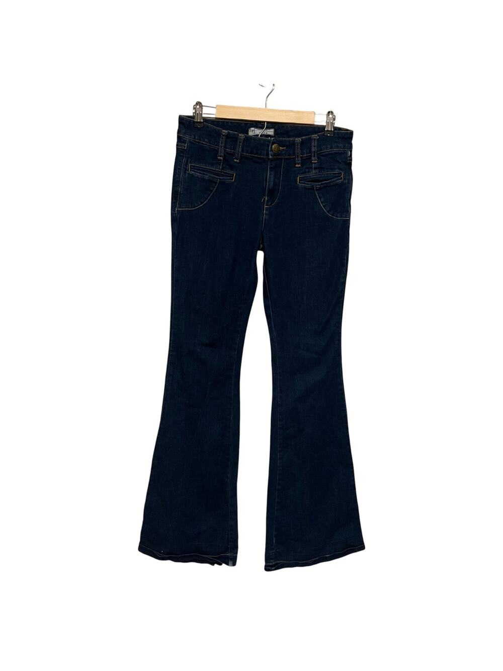Free People FP Mid Rise Flare Jeans Blue Size 30
